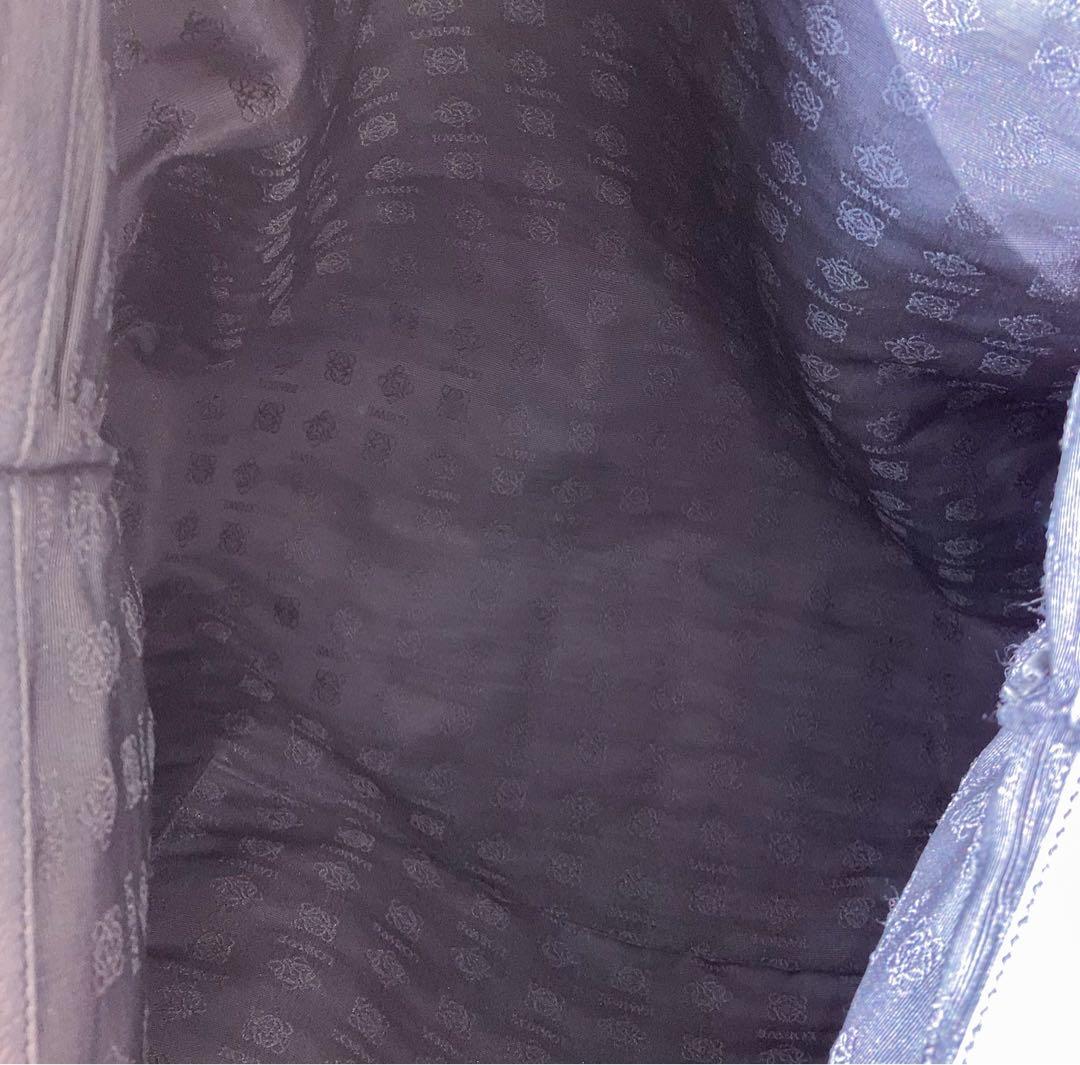 LOEWE ロエベ ナッパレザー トートバッグ 黒 バッグ