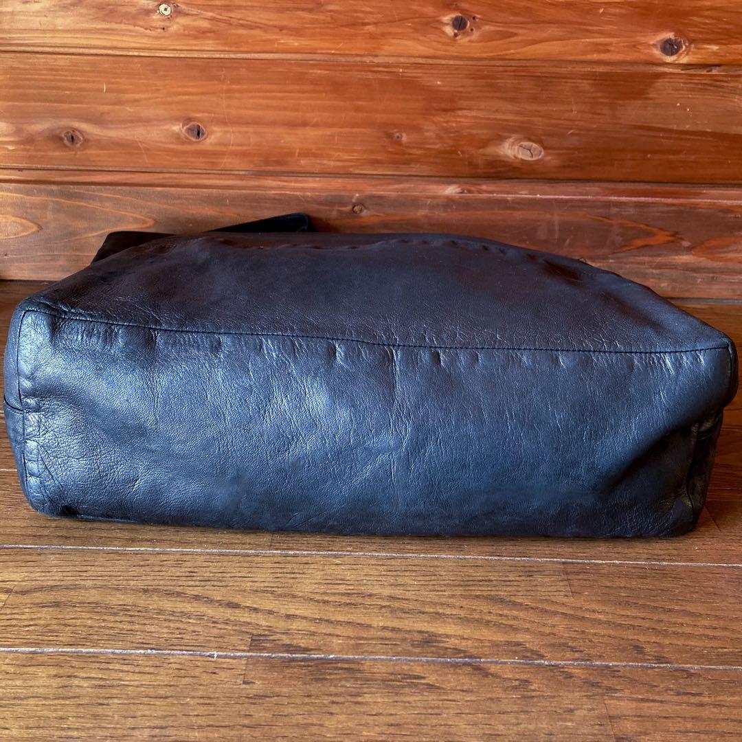 LOEWE ロエベ ナッパレザー トートバッグ 黒 バッグ