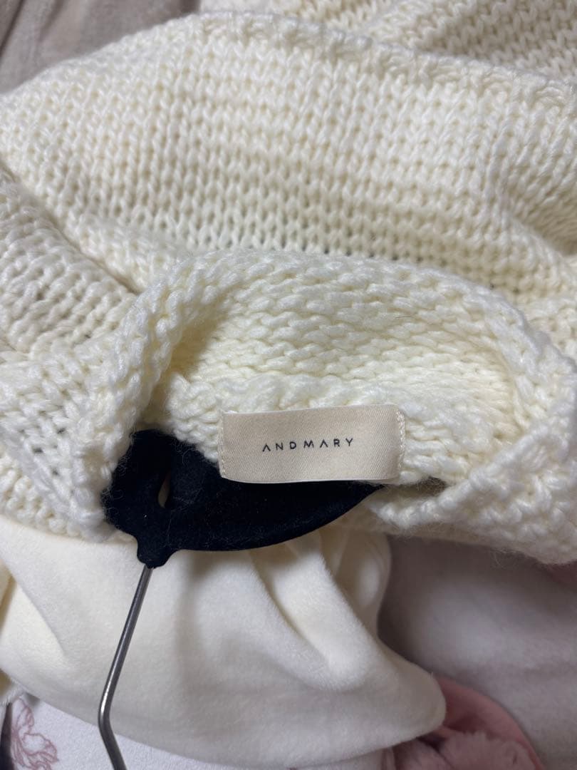 アンドマリー ミニワンピース Zoey velour set dress