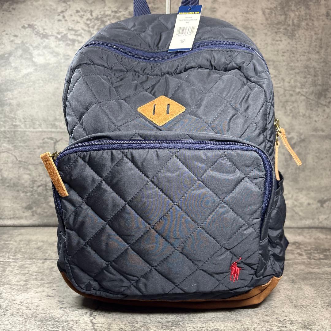 未使用【ポロラルフローレン】キルティング リュック QUILTED バックパック