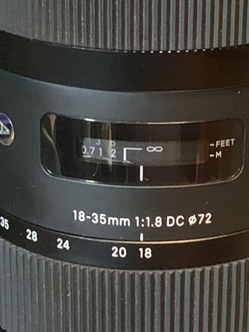 Sigma 18-35mm f1.8 dc hsm art kマウント