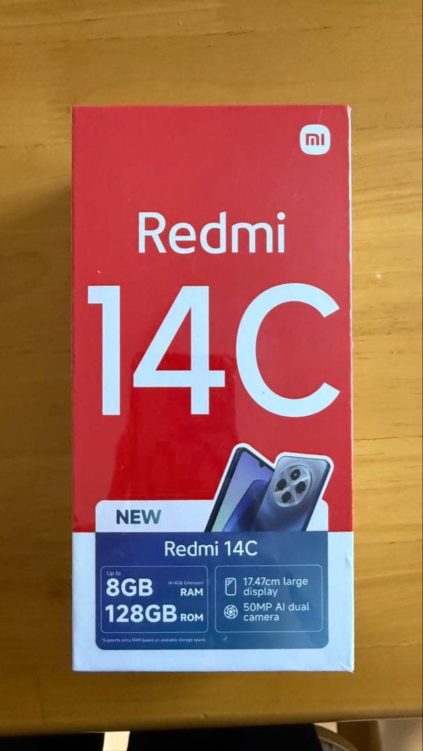 Redmi 14C 未開封　シムフリー