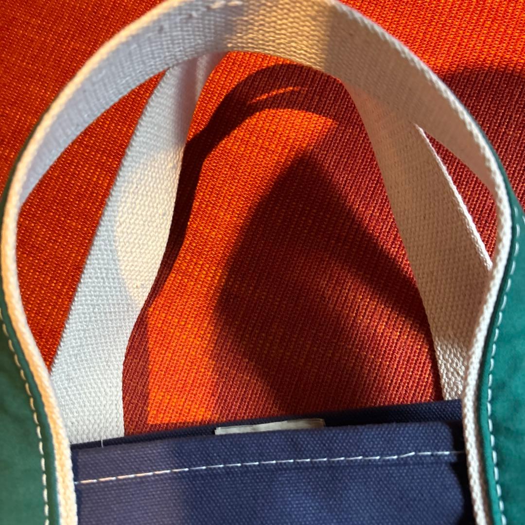 極美品 エルエルビーン ビームス トートバッグ グリーン A4 肩掛け USA製