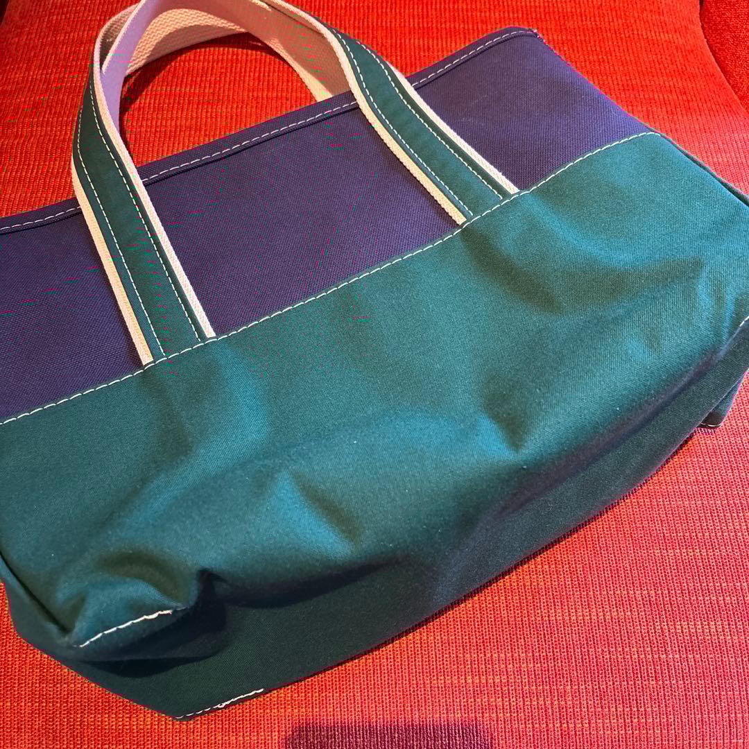 極美品 エルエルビーン ビームス トートバッグ グリーン A4 肩掛け USA製