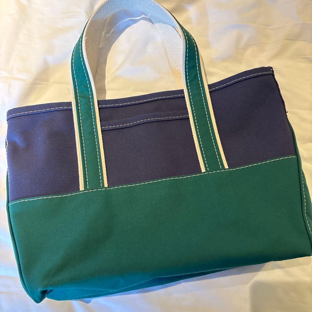極美品 エルエルビーン ビームス トートバッグ グリーン A4 肩掛け USA製