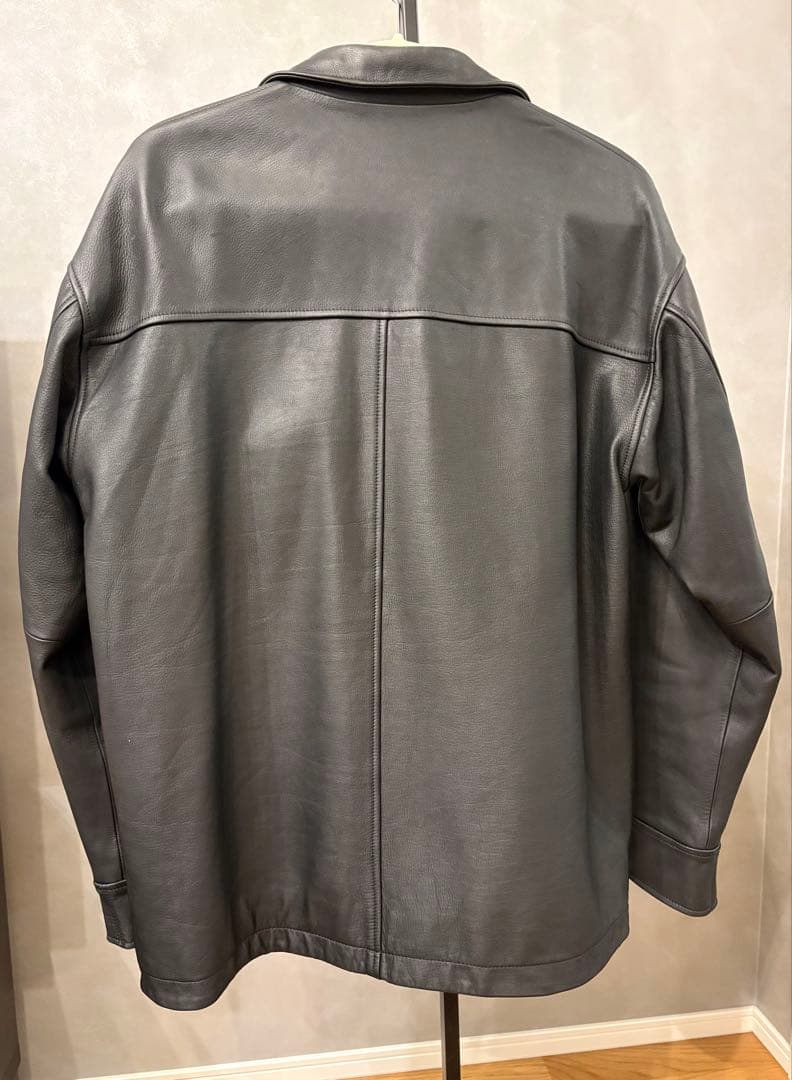ジャケット・アウター OVY Waterproof Calf Leather Car Coat