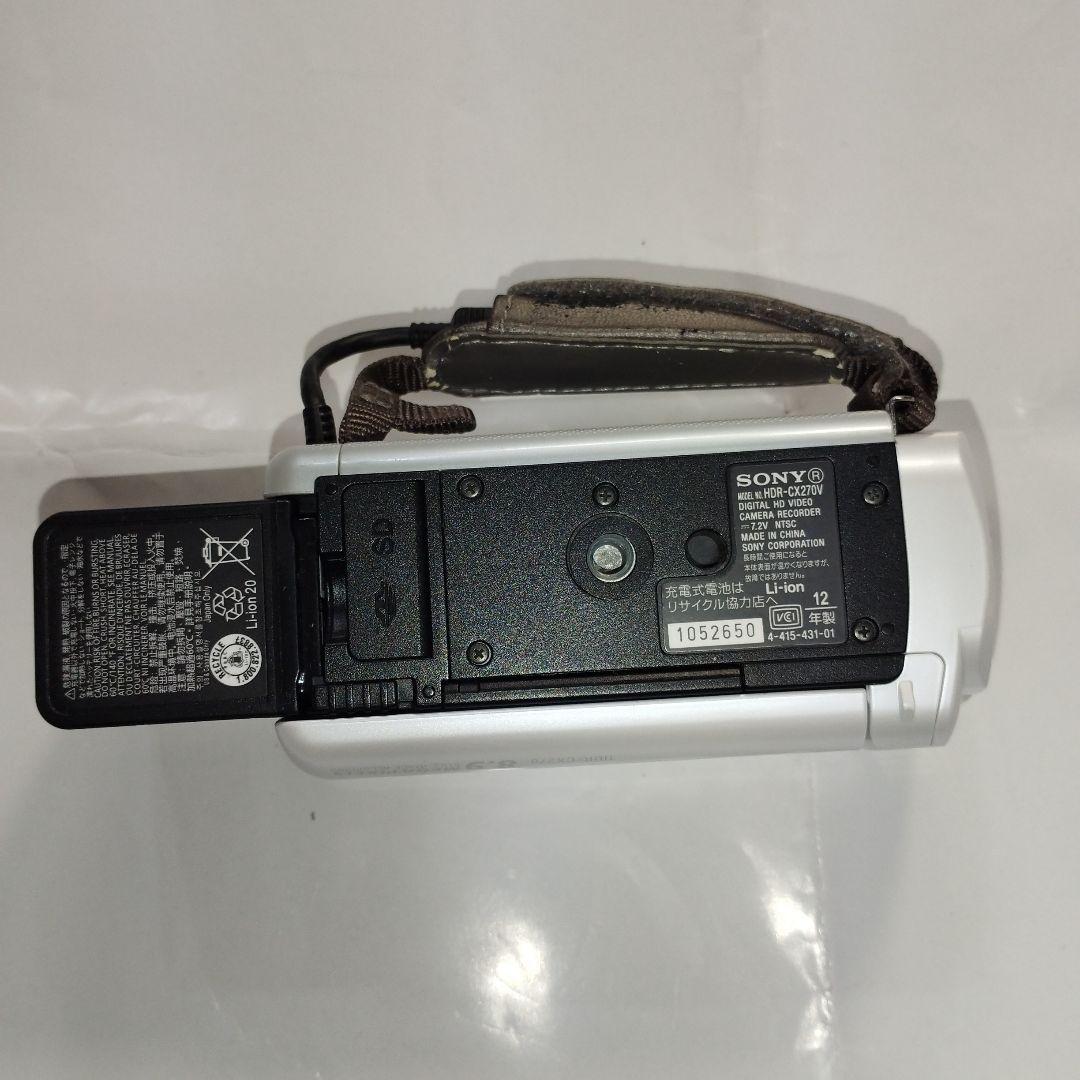 ソニーハンディカム HDR-CX270V Sony新品NP-FV70A換装済