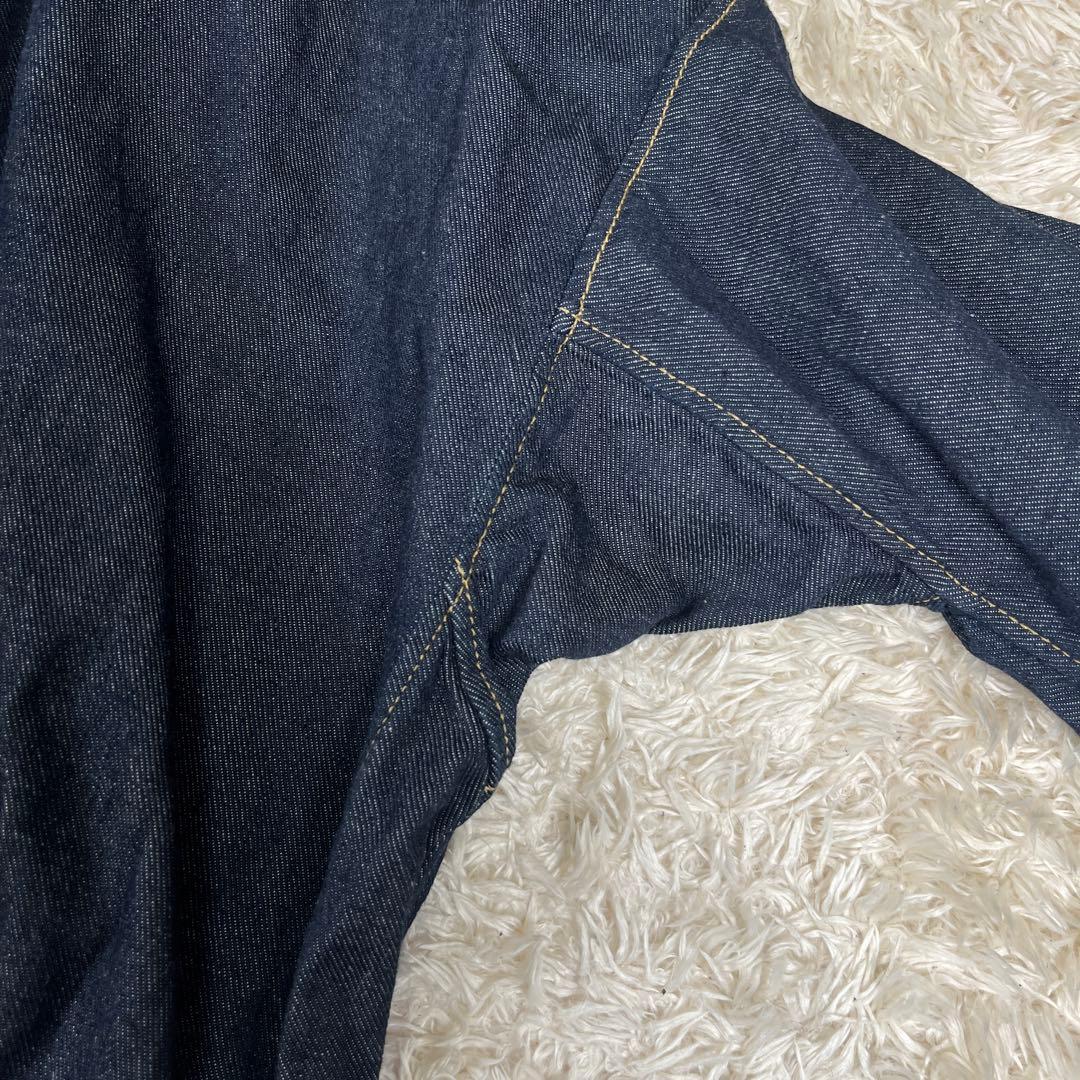 45R プチデニムのスモックブラウス デニム トップス FREE SIZE