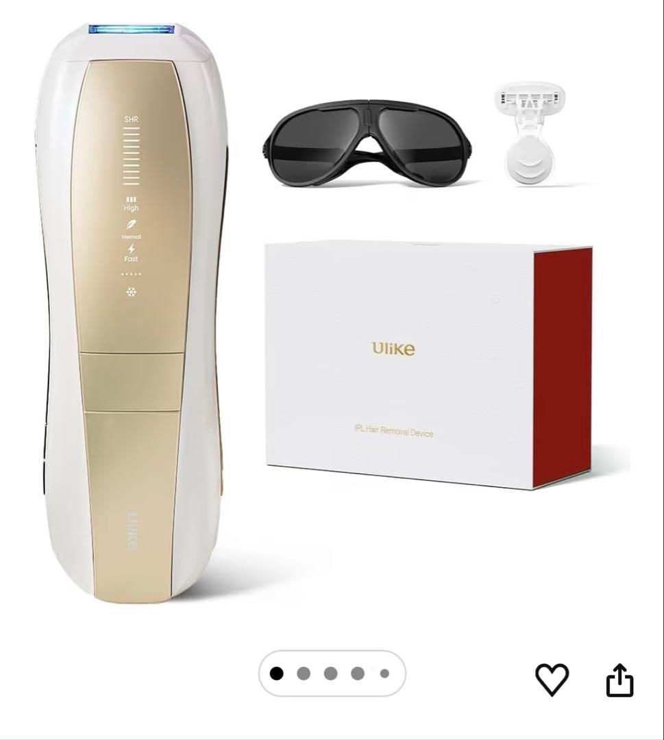 Ulike Eliku Air 10 脱毛器 充電器付き