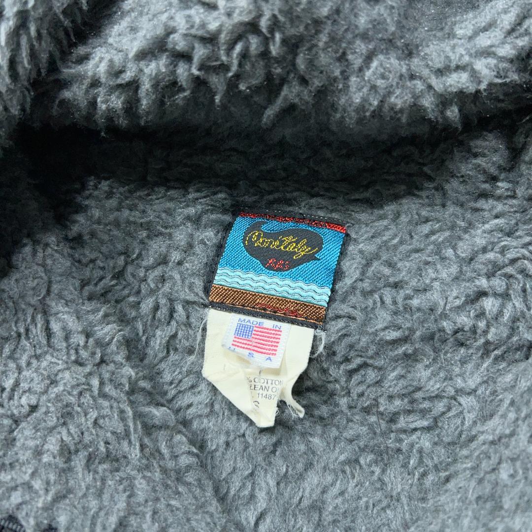 USA製 monitaly Papas フローラル アノラックパーカー 裏ボア