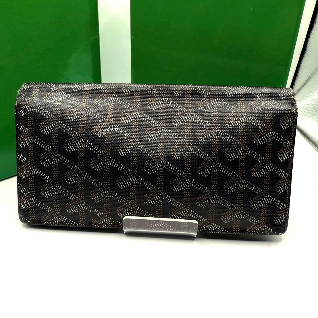 ゴヤール 長財布 リシュリュー モノグラム 総柄 ヘリンボーン