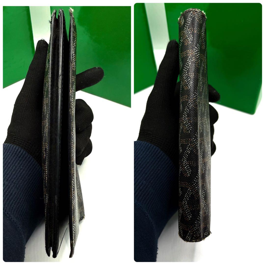 ゴヤール 長財布 リシュリュー モノグラム 総柄 ヘリンボーン