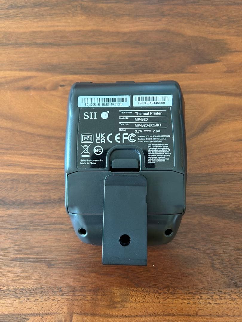 SII MP-B20 プリンター本体