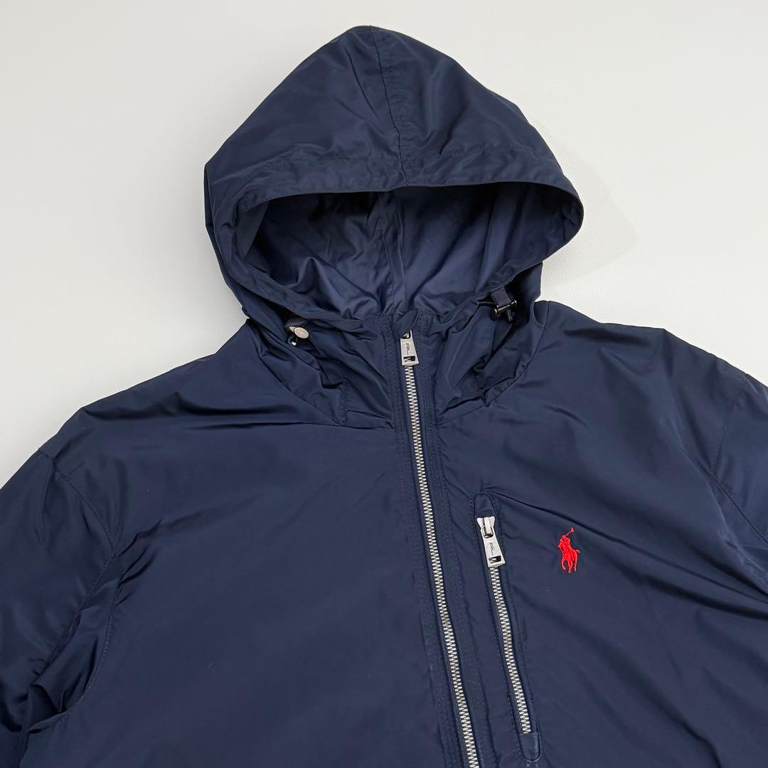 ラルフローレン マウンテンパーカー ナイロンジャケット S ネイビーポニー