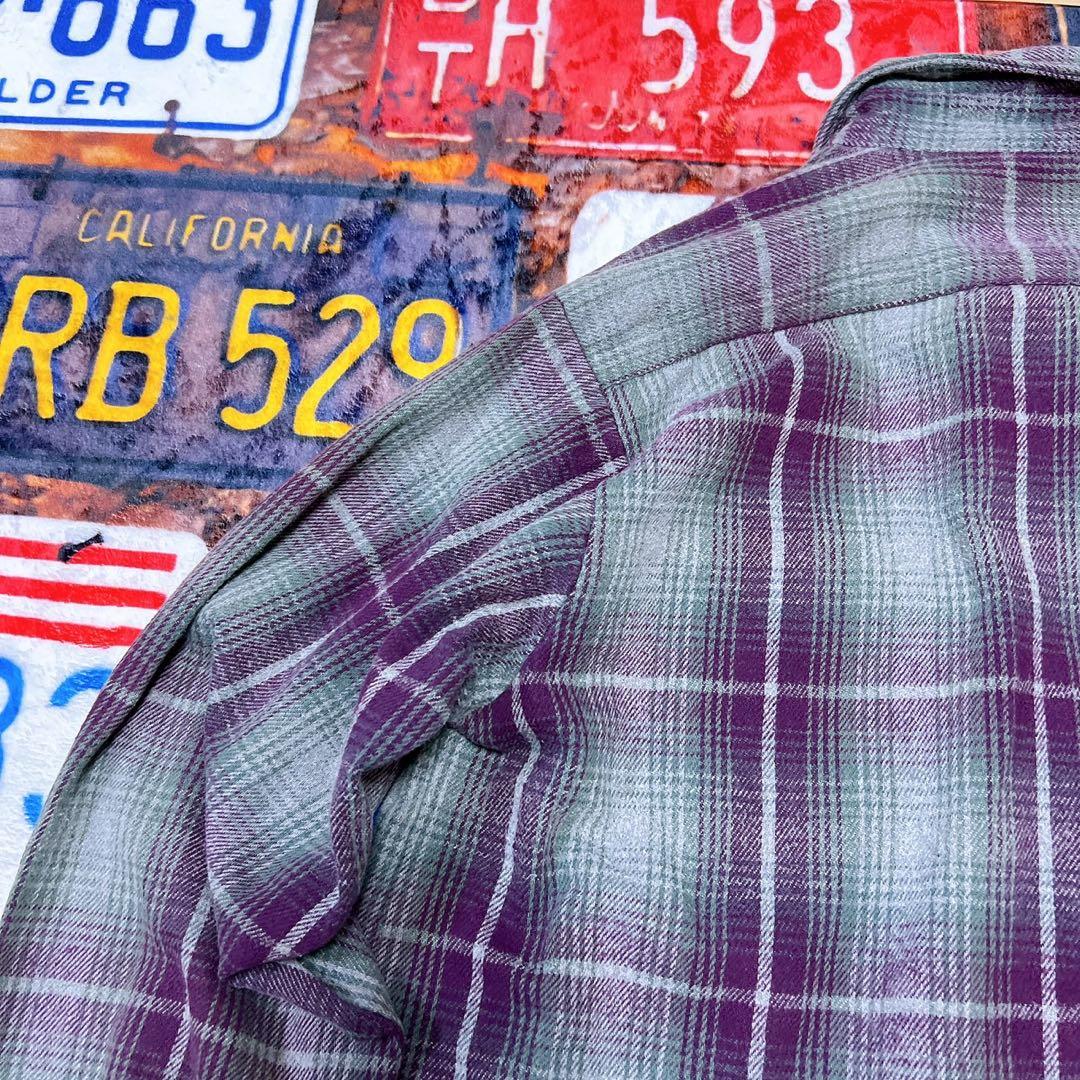 1*6様 FIVE BROTHER Tallman 90sフランネルシャツ XL