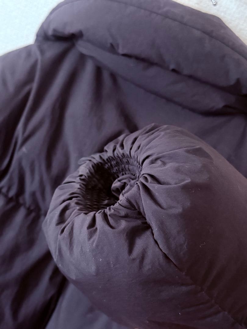 STUDIO NICHOLSON ブラックダウンジャケット SNM-672 S