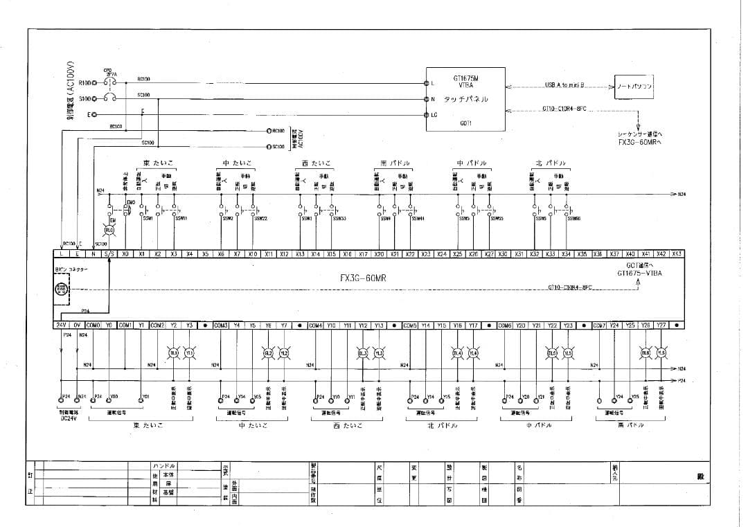 価格交渉歓迎！製作完了！電気工事業者用シーケンサー・タッチパネル 学習制御盤