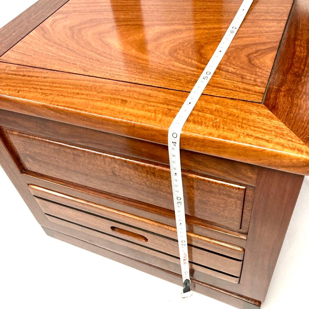 【最終値引✨】花梨 無垢材 ダイニングチェア 回転 囲炉裏チェア セット売り限定