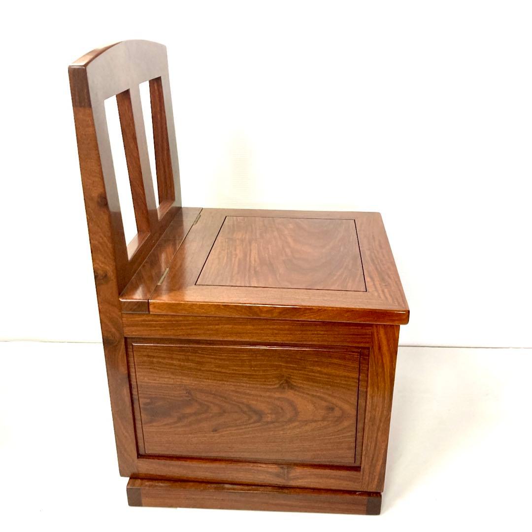 【最終値引✨】花梨 無垢材 ダイニングチェア 回転 囲炉裏チェア セット売り限定