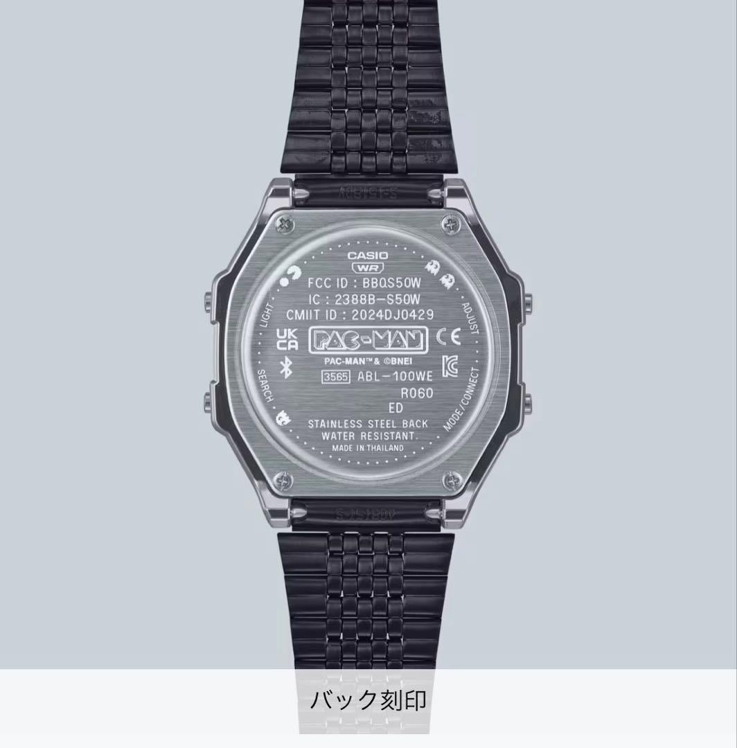 【新品】 CASIO カシオ パックマンコラボ ABL-100WEPC