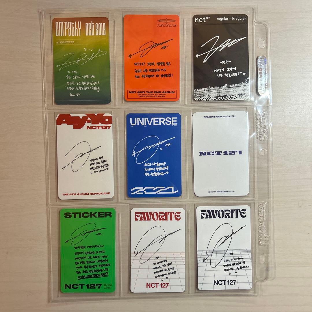 NCT127 ジョンウ トレカセット