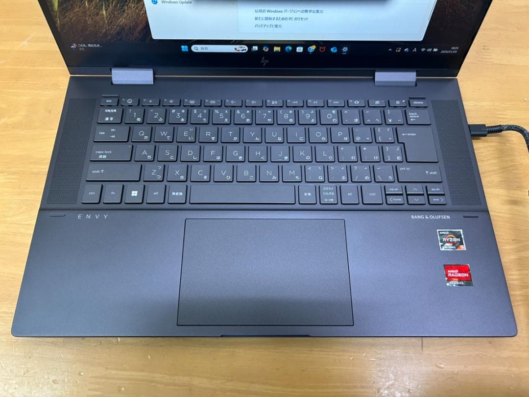 Windowsノート本体 HP ENVY x360 15-ey0xxx Ryzen5 16GB 512GB