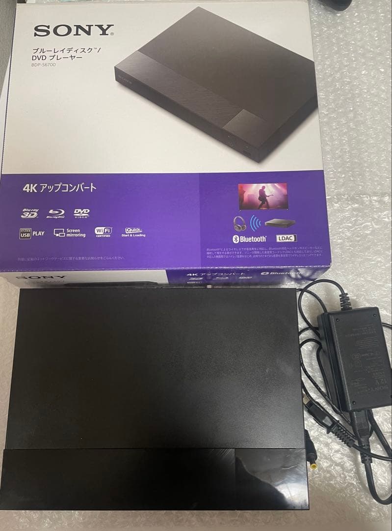 ソニー　ブルーレイディスクプレーヤー／DVDプレーヤー BDP-S6700