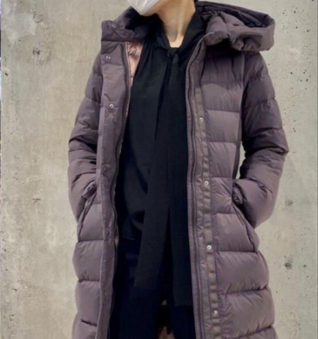 極美品 UNIQLO+J ウルトラライトフーデットダウンコート XL 完売モデル