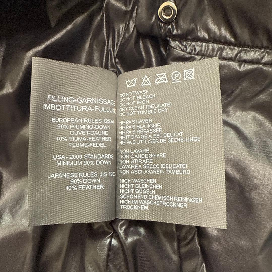 一回着美品DUVETICA ダウンベスト40ブラック黒FEBEDUEデュベティカ