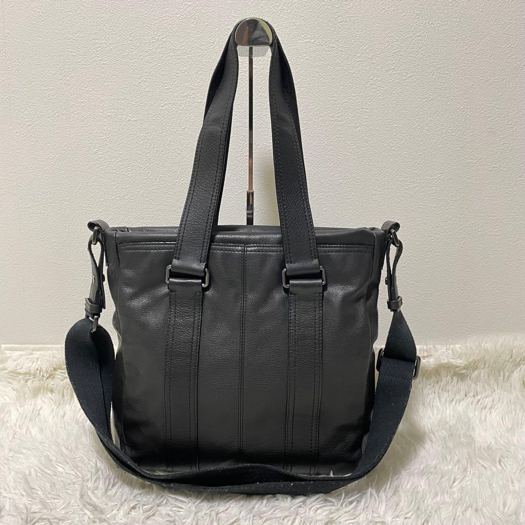 ジバンシー　2way　トートバッグ　メッセンジャー　シボ革　黒　4Gロゴ　美品