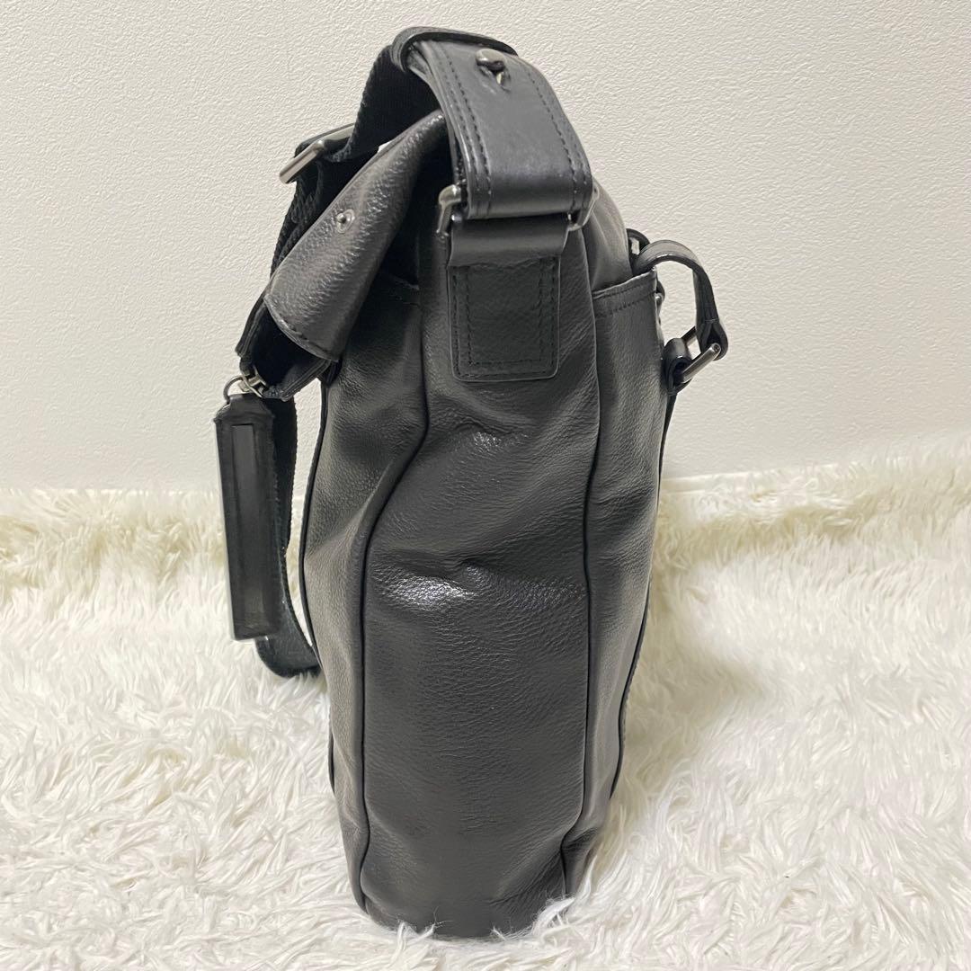 ジバンシー　2way　トートバッグ　メッセンジャー　シボ革　黒　4Gロゴ　美品
