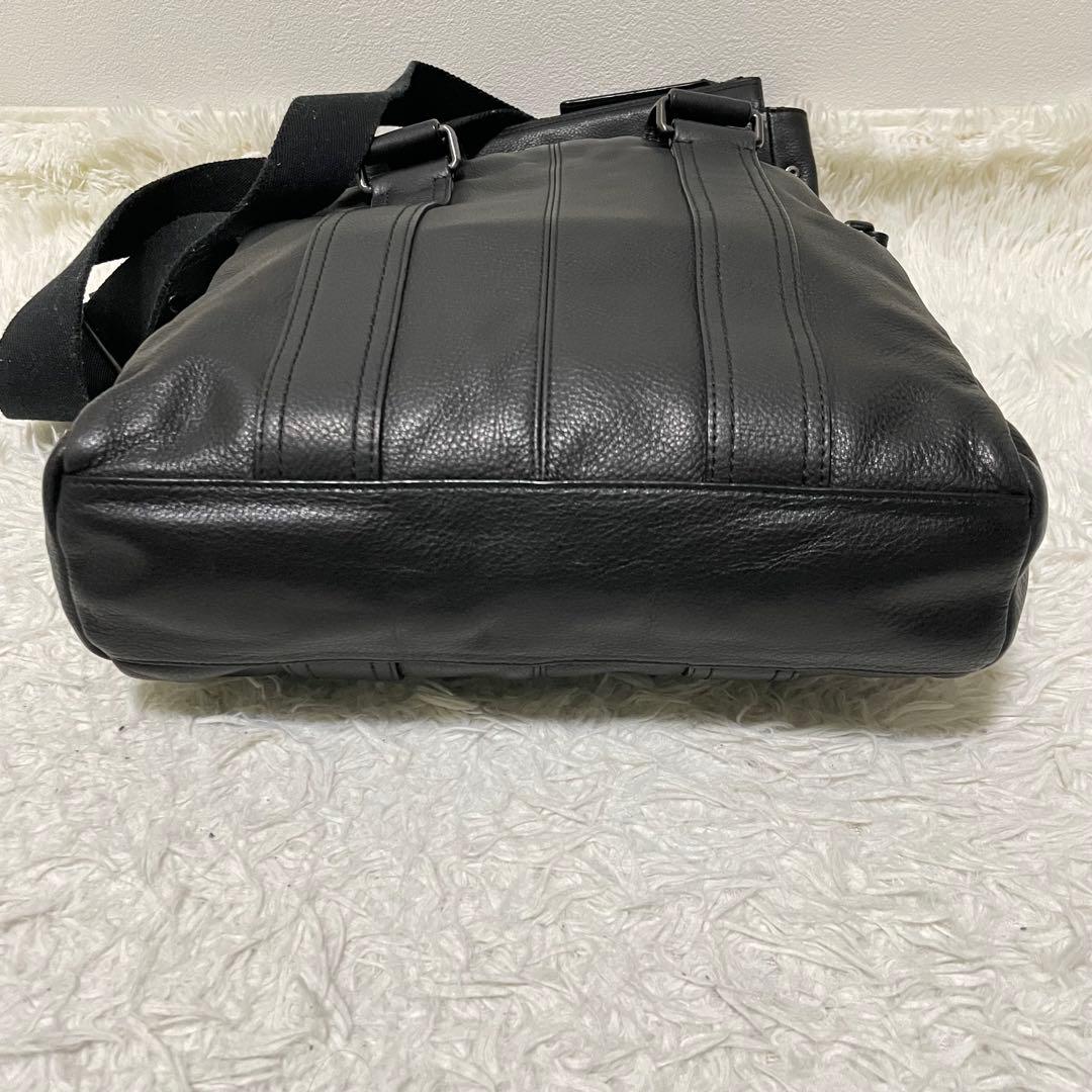 ジバンシー　2way　トートバッグ　メッセンジャー　シボ革　黒　4Gロゴ　美品