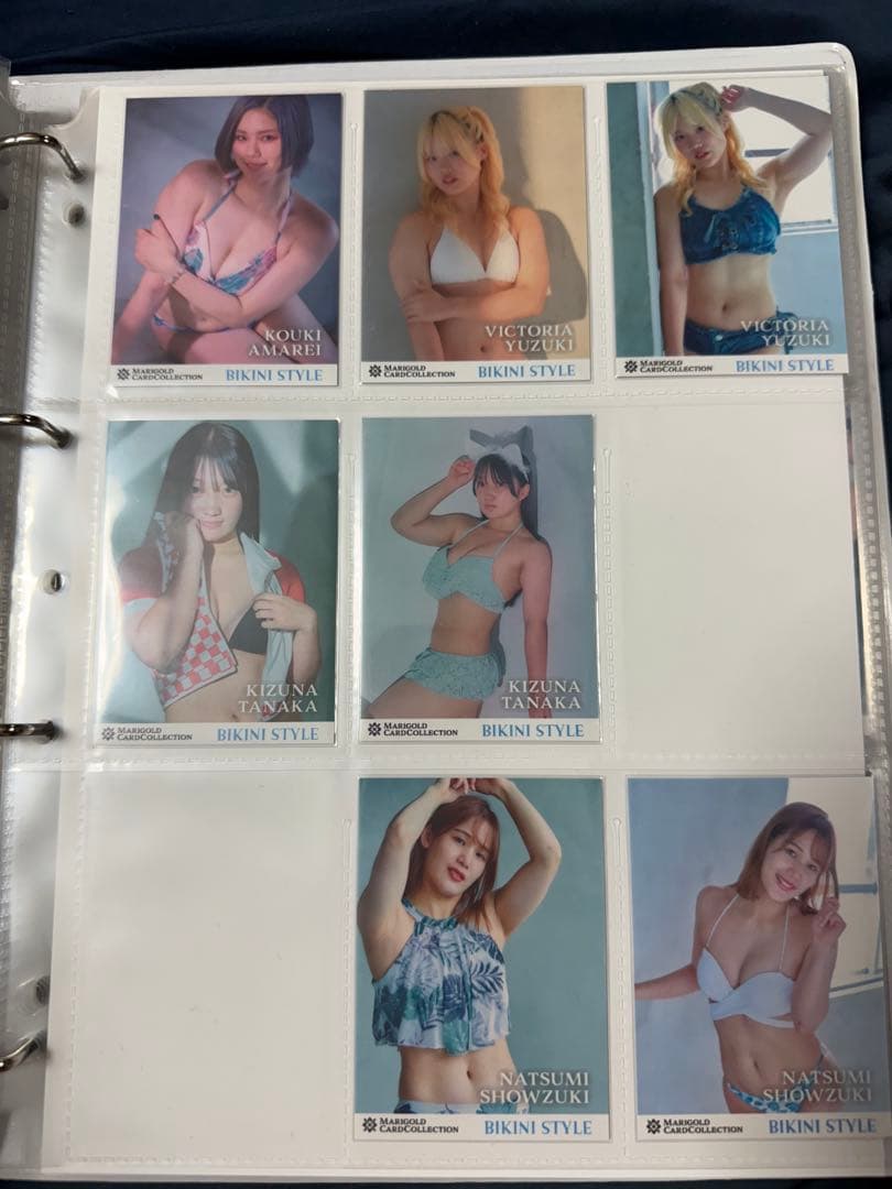 女子プロレス　マリーゴールド　プロレスカード　ビキニカード　26種セット　トレカ