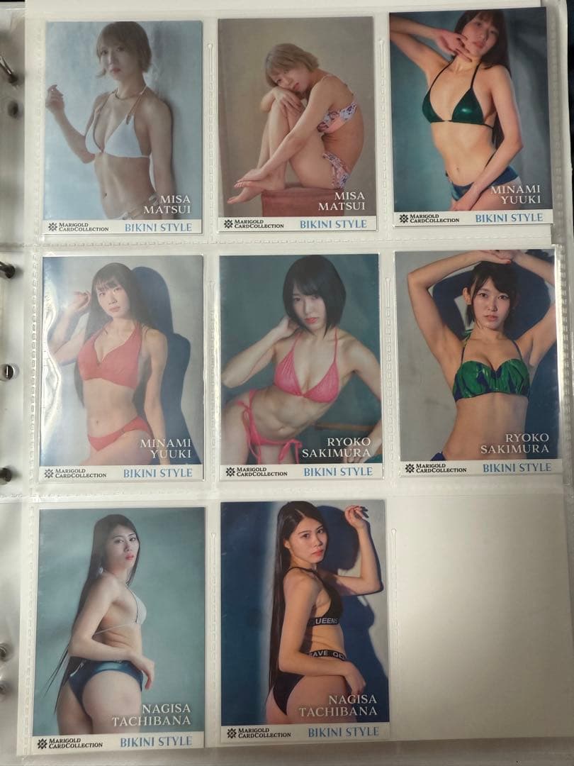 女子プロレス　マリーゴールド　プロレスカード　ビキニカード　26種セット　トレカ