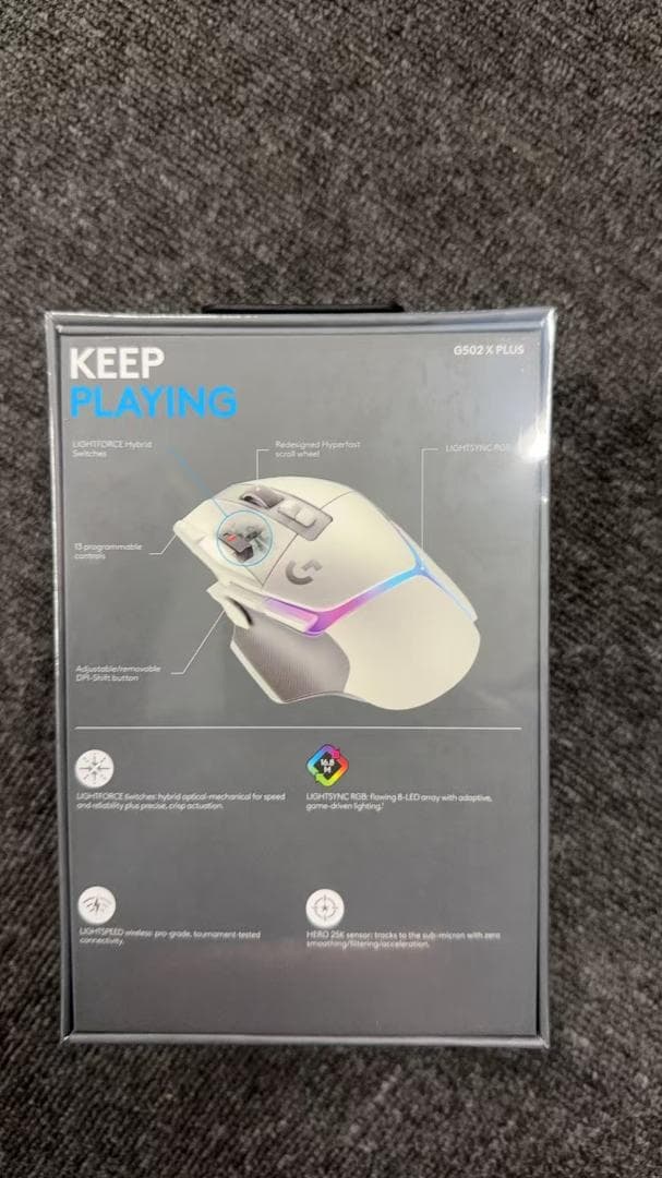 Logitech G502X Plus ゲーミングマウス ホワイト 新品