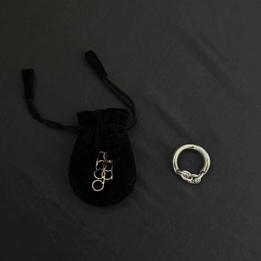 nanagu m. chain ring シルバー925 リング 18.0号