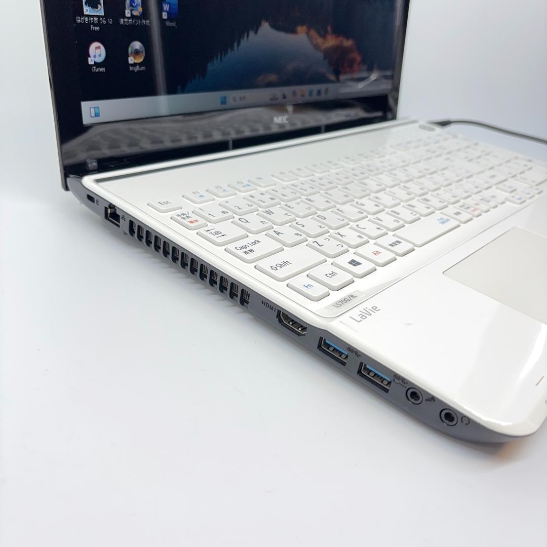 NECノートパソコン Corei7 16GB Windows11 オフィス A5