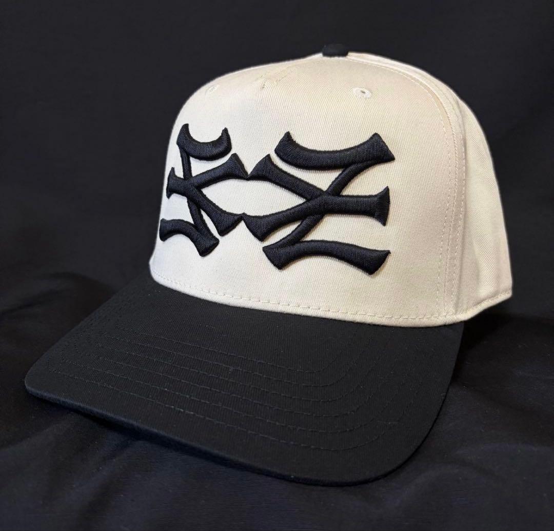 bnnd.（oMA）オマ キャップ ニューエラ ホワイト ダブルロゴ　確実正規品