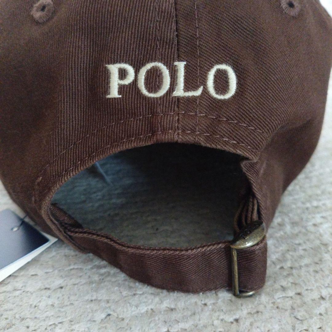 【新品】ポロ ラルフ・ローレン ブラウンキャップ　レア 国内正規品