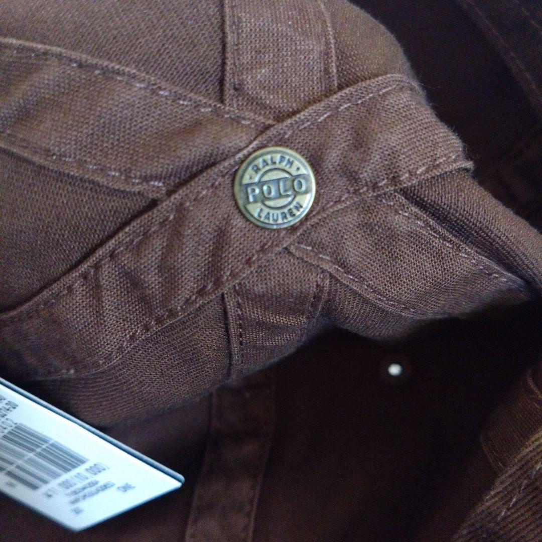 【新品】ポロ ラルフ・ローレン ブラウンキャップ　レア 国内正規品