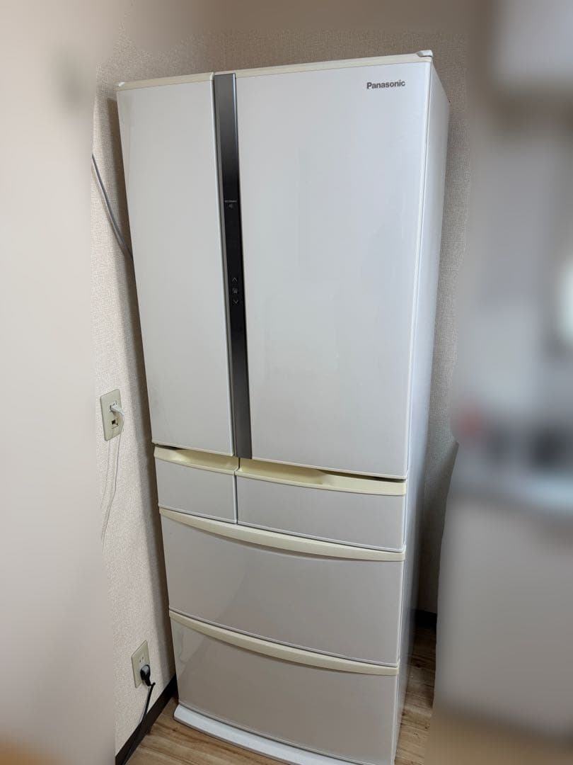 奈良発 エコナビ パナソニック フレンチ 6ドア冷蔵庫451L FVF453