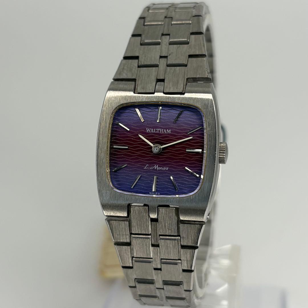 デッドストック品 WALTHAM ウォルサム レディーモンザ スイス製手巻腕時計