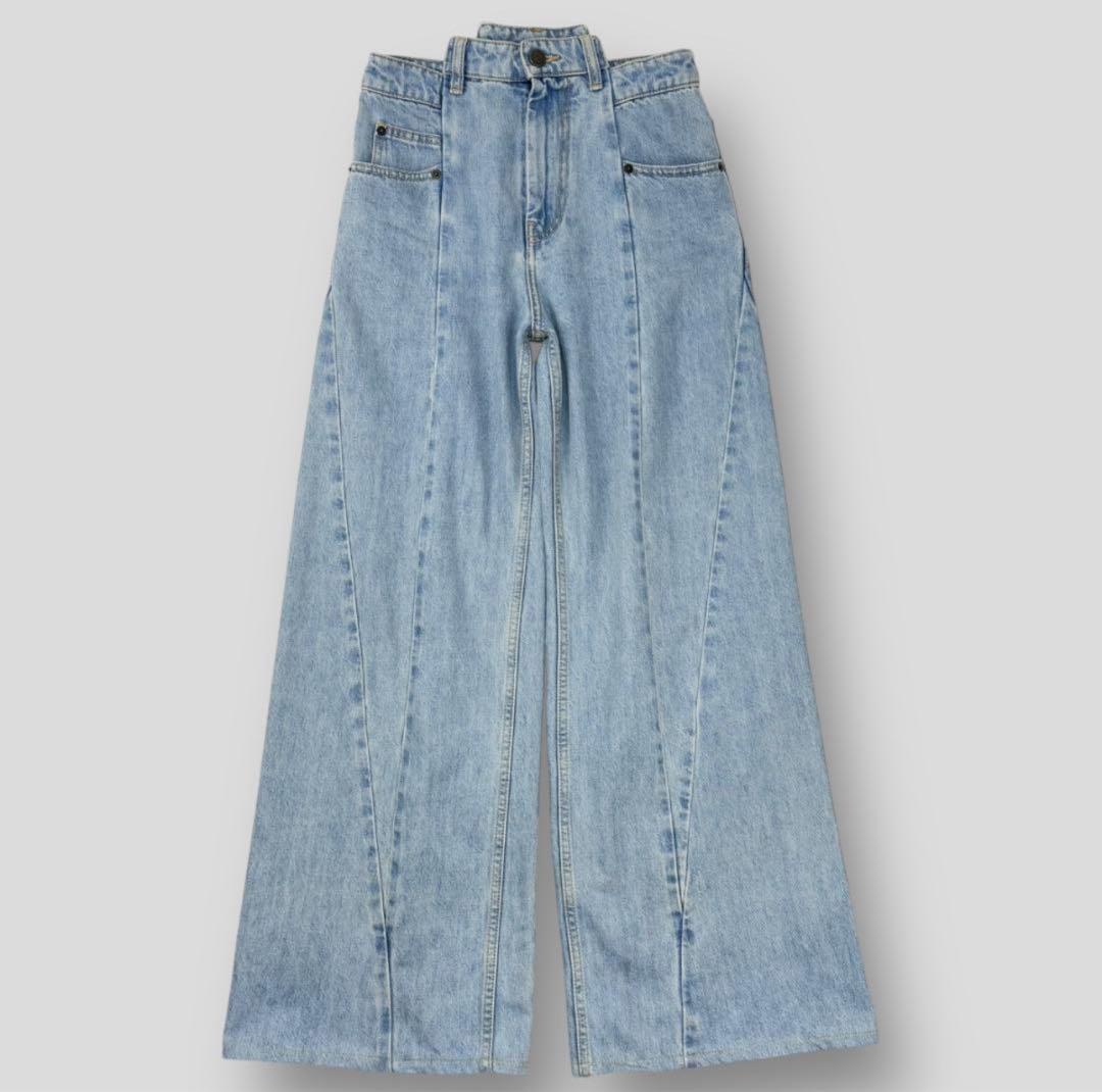 Maison Margiela 1 24AW 再構築 ワイドデニムパンツ 36