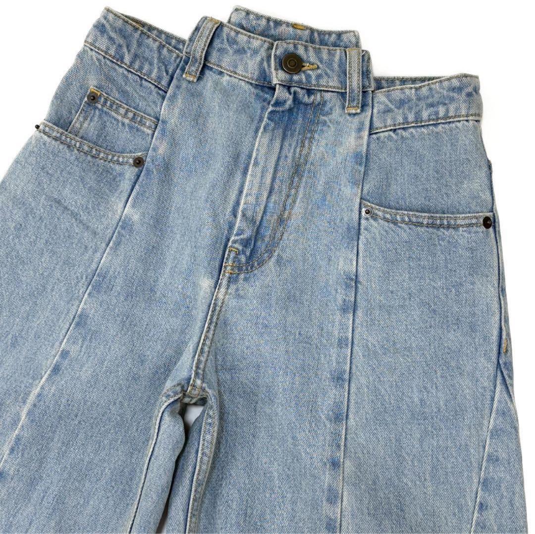 Maison Margiela 1 24AW 再構築 ワイドデニムパンツ 36