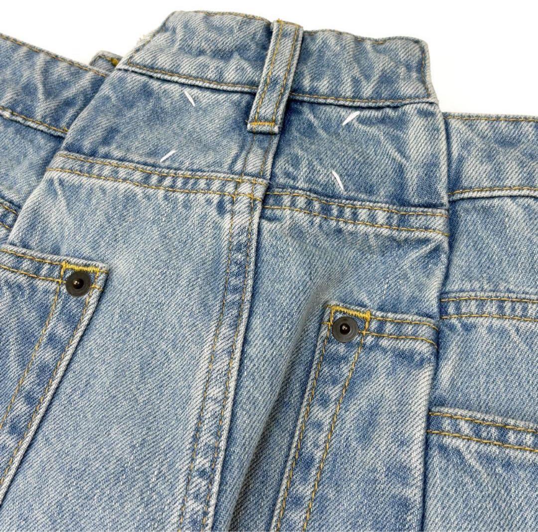 Maison Margiela 1 24AW 再構築 ワイドデニムパンツ 36