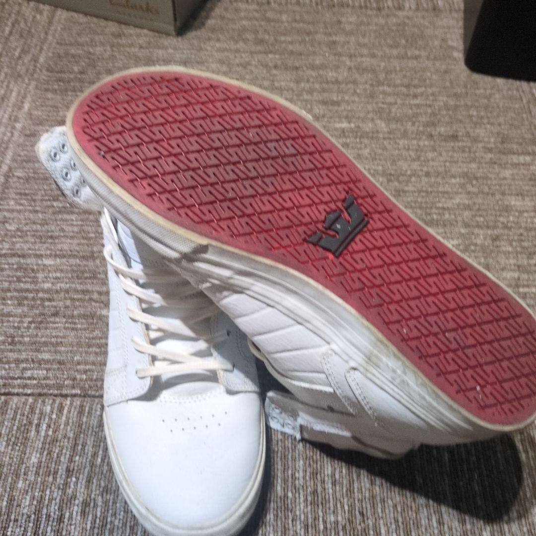 SUPRA MUSKA 001 ホワイト ハイカット　27cm