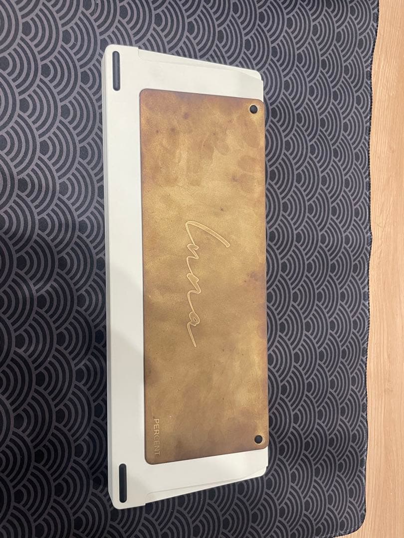 Luna80 ミルク銅 自作キーボード完全品