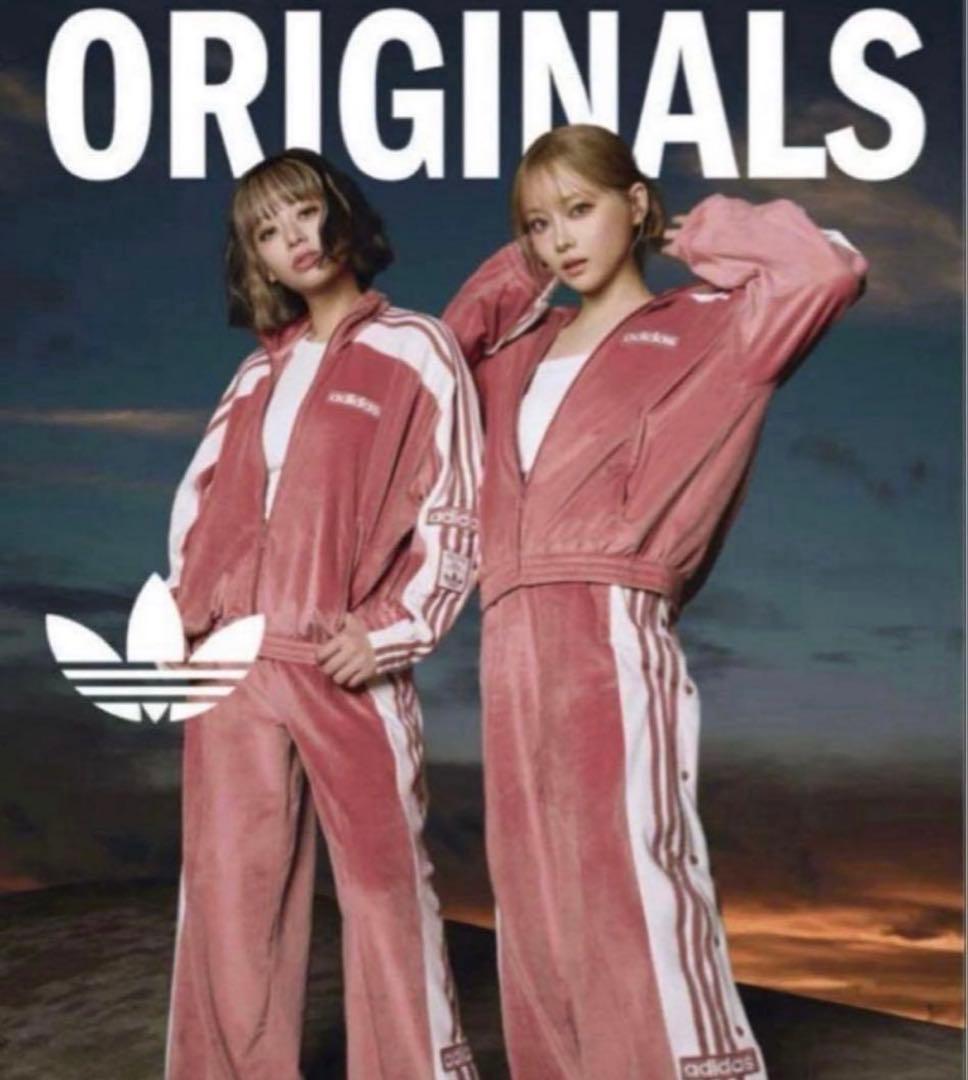 adidas GAZELLE ピンクジャージ 上下セット