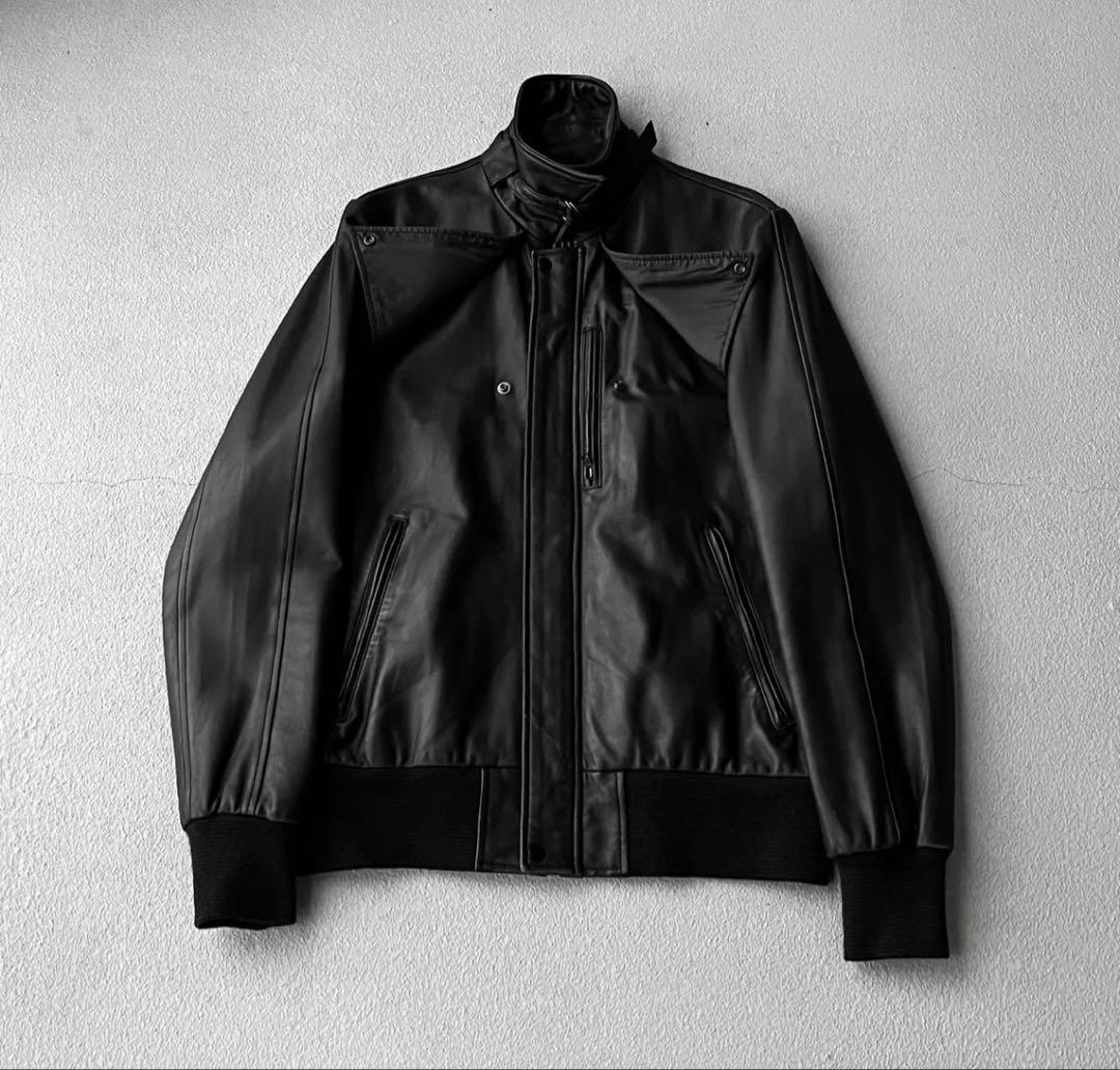 ジャケット・アウター n.hooly wood compile leather jaket