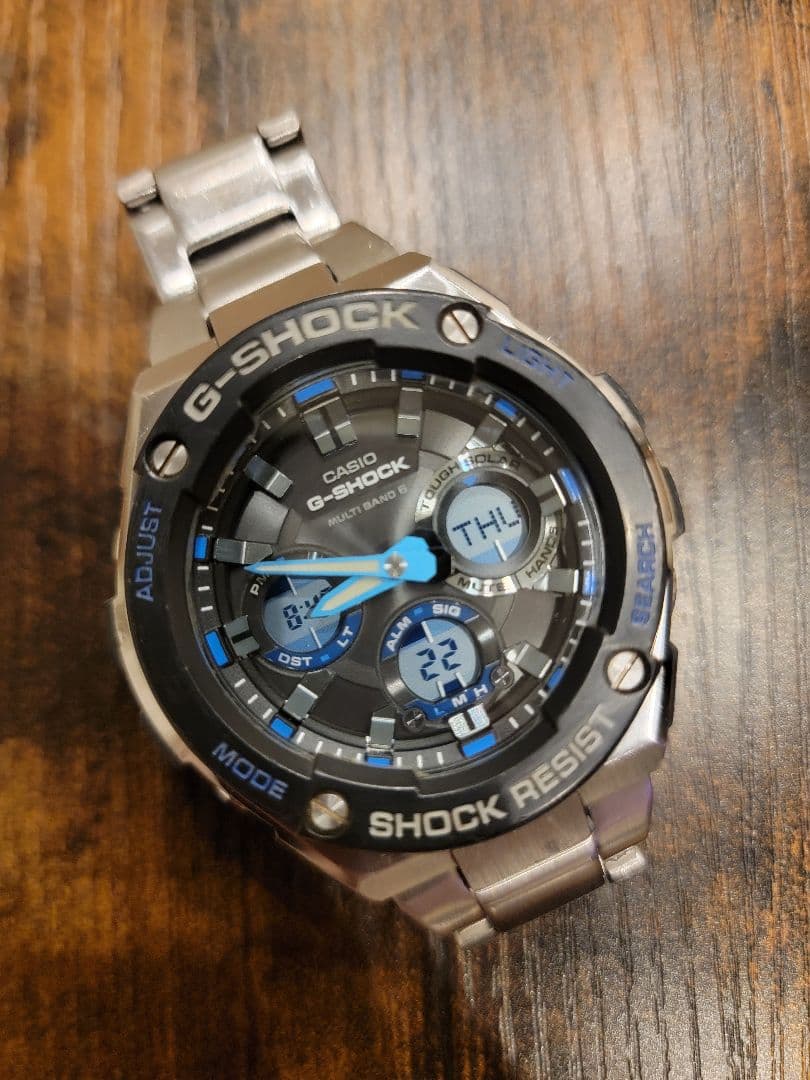 【値下げ】G-SHOCK G-STEEL GST-W100D-1A2JF ブルー